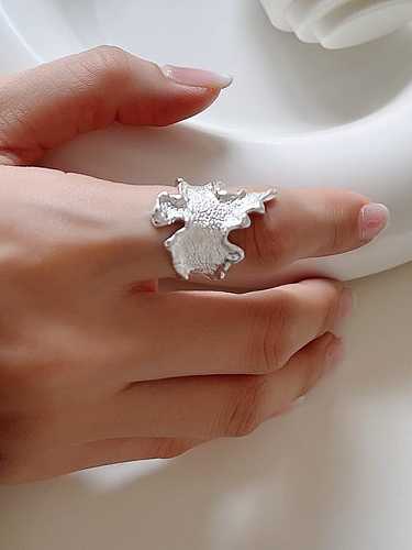 925 Sterling Silver Irregular Vintage Band Ring