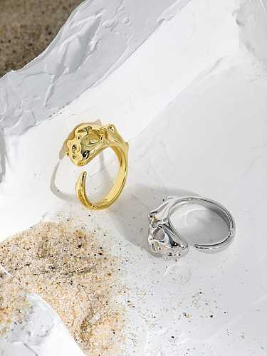 925 Sterling Silver Irregular Vintage Band Ring
