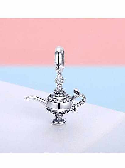 925 Silver Aladdin Lamp charms