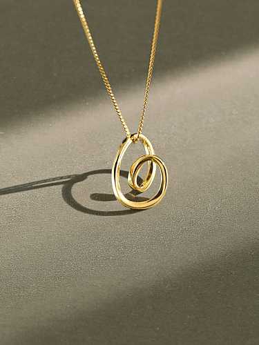 Collier minimaliste en forme de cœur creux en argent sterling 925