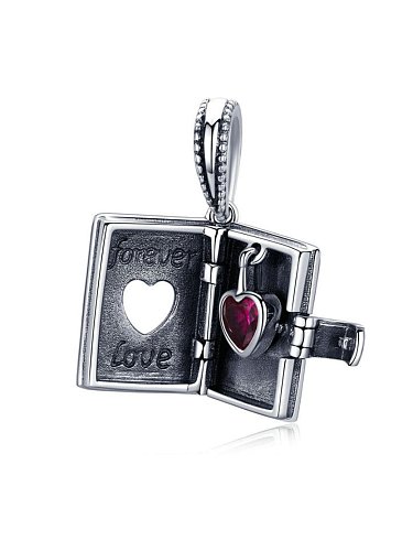 925 Silver Romantic Love Letter charms