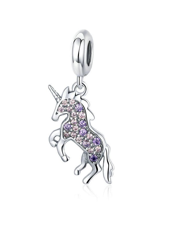 925 silver cute unicorn charms