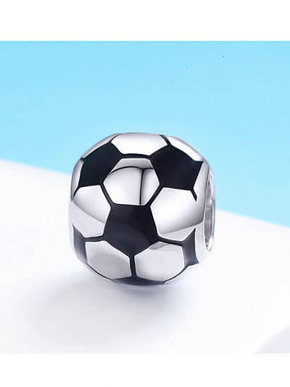 925 silver football charms