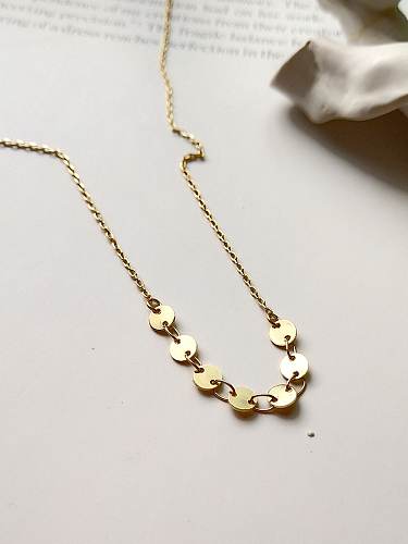 925 Sterling Silver Smooth Round Chain Necklace