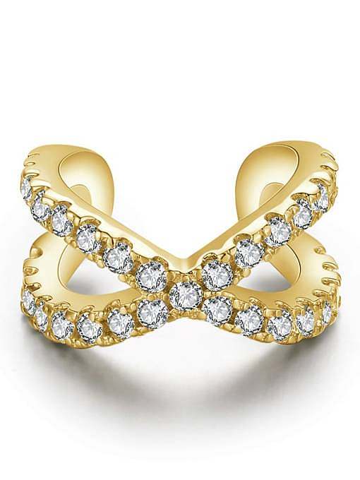 925 Sterling Silver Cubic Zirconia Irregular Minimalist Single Earring(Single-Only One)