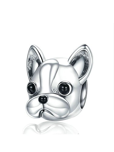925 Silver Cute Dog Pendant