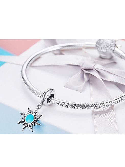 925 silver sun charms