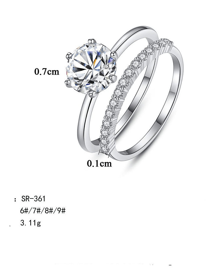 925 Sterling Silver Irregular Minimalist Stackable Ring