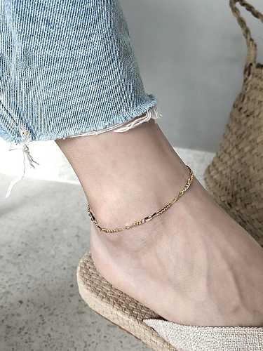 925 Sterling Silver Minimalist chain Anklet