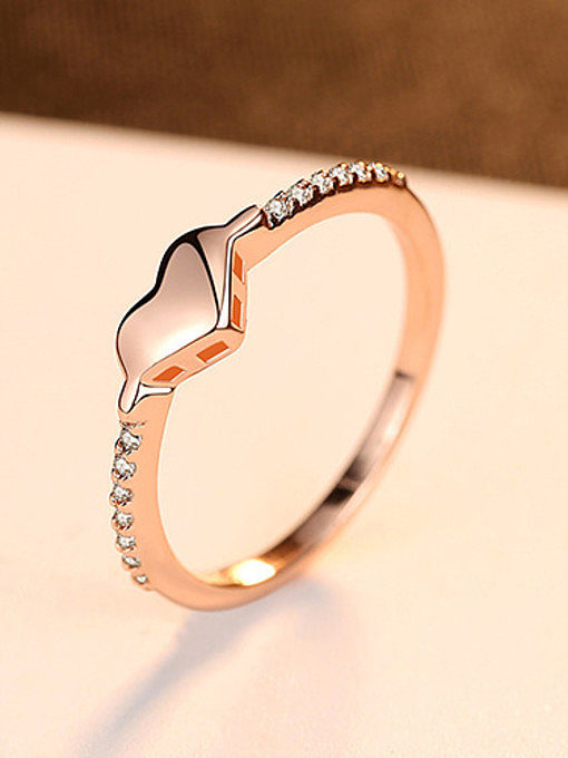 925 Sterling Silver Simplistic Heart Rings