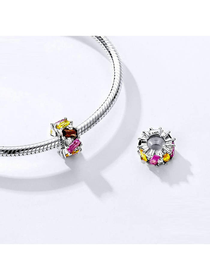 925 silver Cubic Zirconia charms