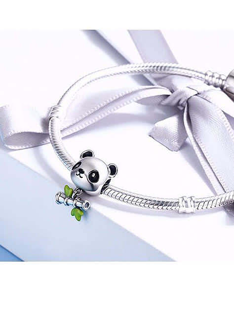 925 Silber süße Panda-Anhänger