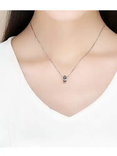 925 silver cute cat charms