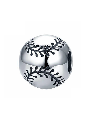 925 silver baseball charms