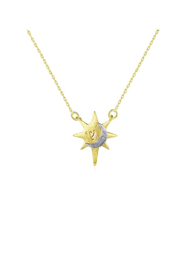925 Sterling Silver Pentagram pendant Necklace