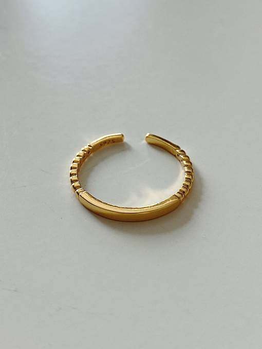 خاتم من الفضة الإسترليني عيار 925 بتصميم دائري ناعم وخفيف الحجم