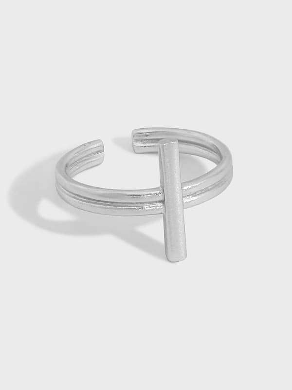 925 Sterling Silver Geometric Minimalist Band Ring