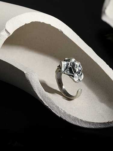 925 Sterling Silver Irregular Vintage Band Ring