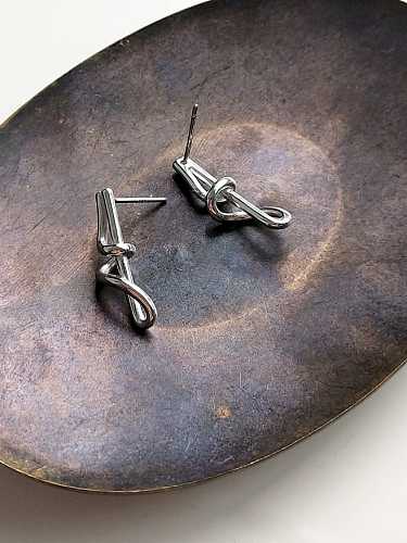 925 Sterling Silver Minimalis Make Ear Studs Earring