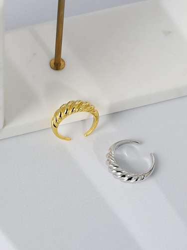 925 Sterling Silver Irregular Vintage Band Ring