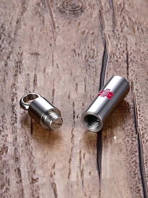Fashionable Perfume Bottle Shaped Titanium Pendant