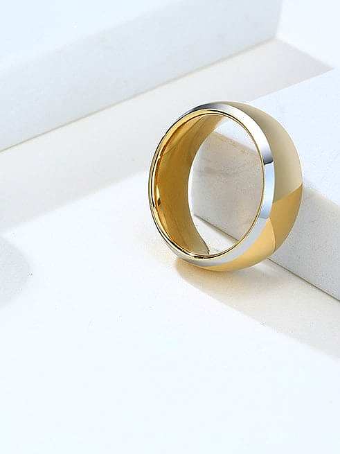 Stainless steel Geometric Minimalist Band Ring