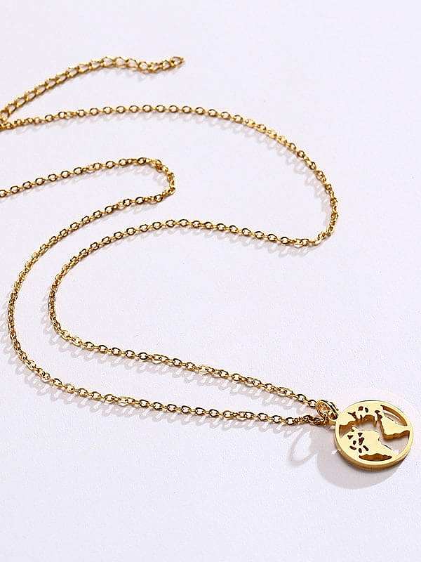 Stainless steel Minimalist Irregular Pendant