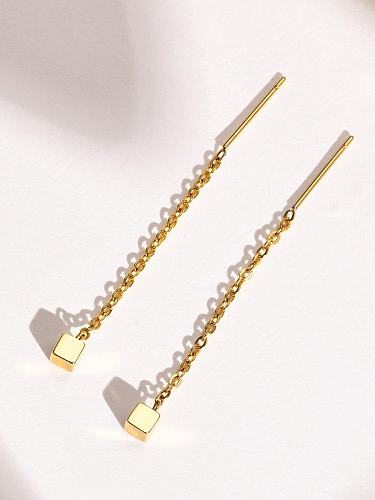Stainless steel Geometric Minimalist Threader Earring