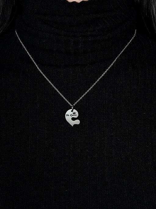 Stainless steel Minimalist Heart Pendant