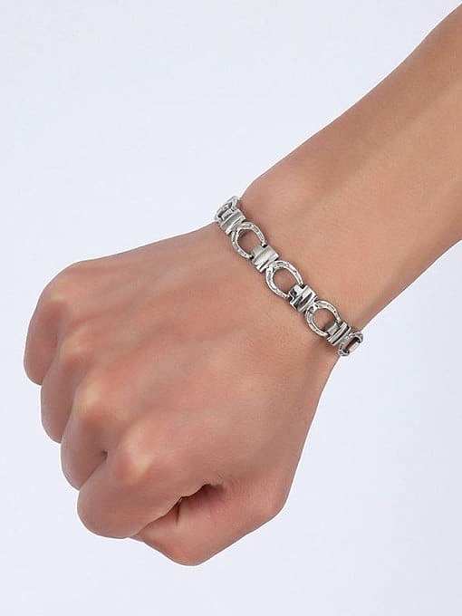 Exquisite Geometric Shaped Stainless Steel Bracelet