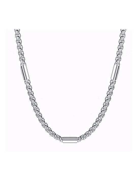 Titanium Steel Irregular Minimalist Multi Strand Necklace