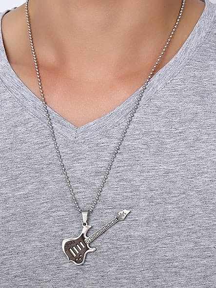 Titanium Steel Irregular Ethnic Pendant