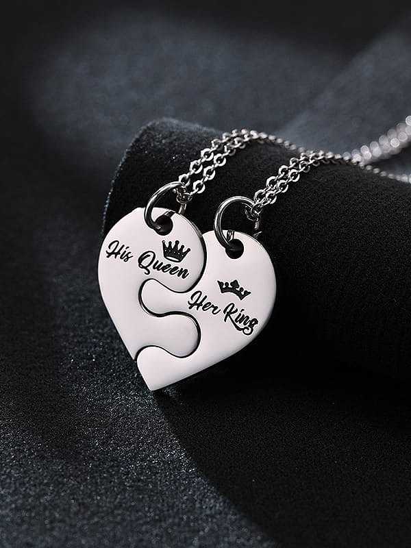 Stainless steel Minimalist Heart Pendant