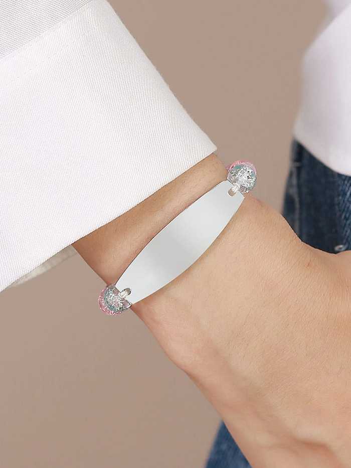 Stainless steel Bead Geometric Minimalist Adjustable Bracelet