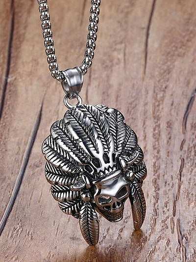 Personality Geometric Shaped Stainless Steel Pendant