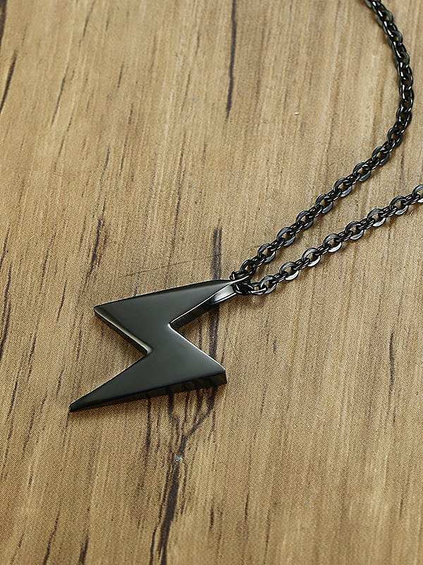 Stainless Steel With SmoothSimplistic Geometric Necklaces