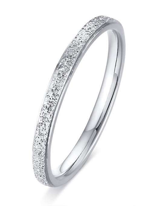 Stainless steel Geometric Minimalist Band Ring