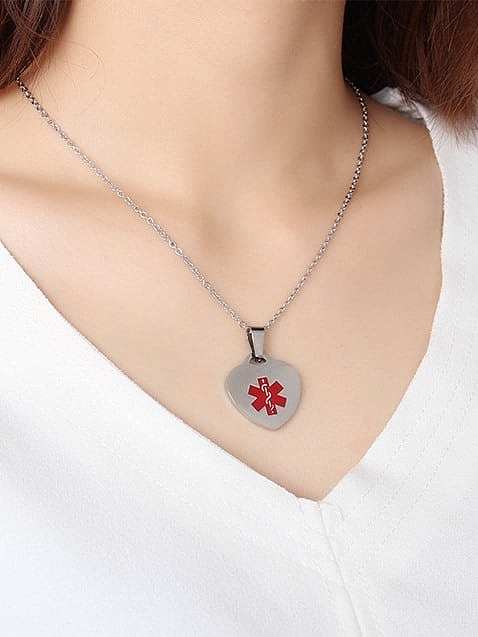 Fashion Heart Shaped Stainless Steel Pendant