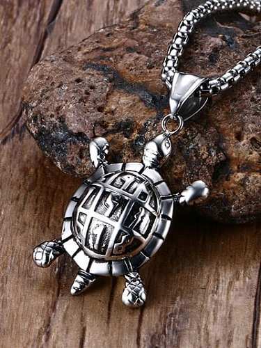 Creative Turtle Shaped Stainless Steel Pendant