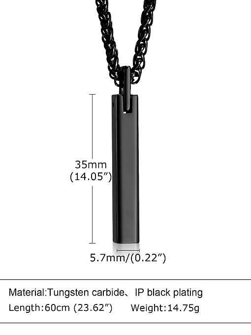 Titanium Steel Minimalist Geometric Pendant