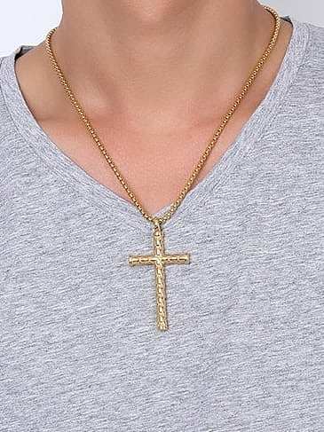 Stainless Steel Cross Minimalist Regligious Necklace