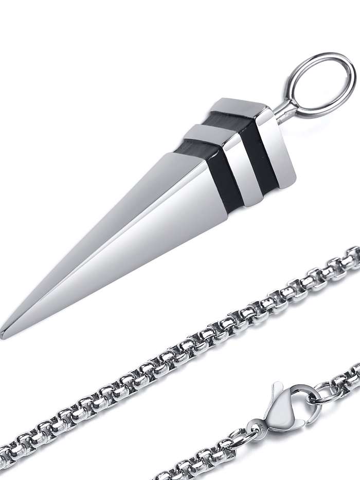 Stainless steel Hip Hop Geometric Pendant