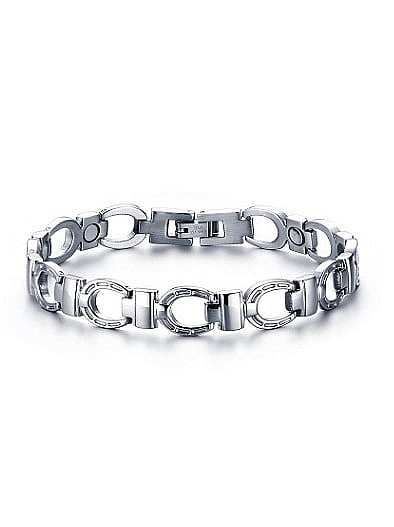 Exquisite Geometric Shaped Stainless Steel Bracelet