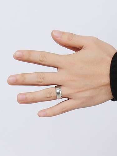 Persönlichkeit Mehrfarbiger geometrisch geformter Emaille-Ring