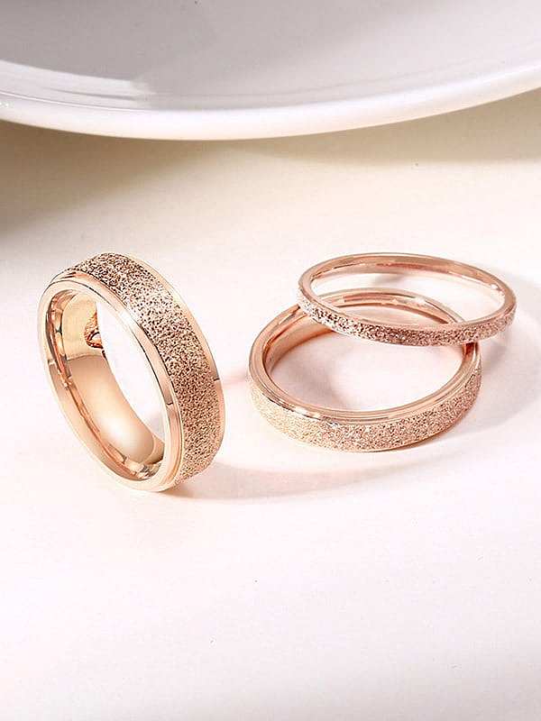 Stainless steel Geometric Minimalist Band Ring