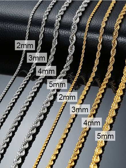 Titanium Steel Irregular Hip Hop Long Strand Necklace