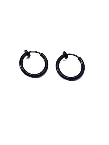 Stainless steel Round Minimalist Huggie Earring