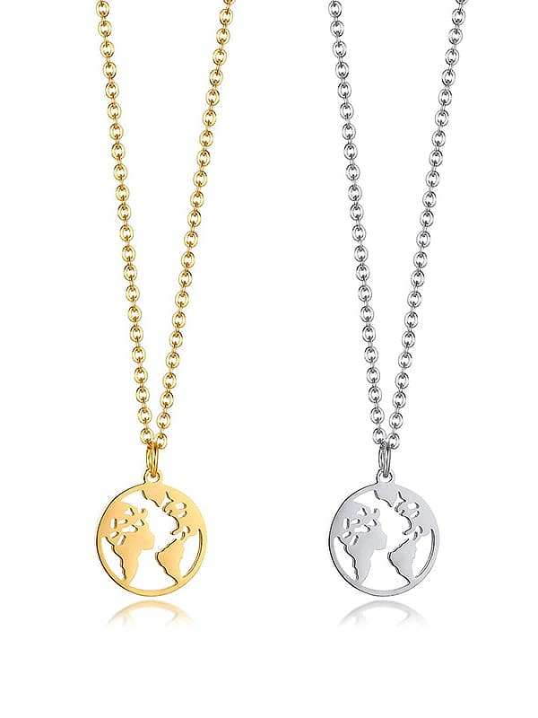 Stainless steel Minimalist Irregular Pendant