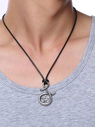 Personality Snake Shaped Stainless Steel Necklace
