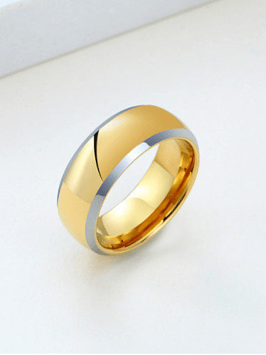 Stainless steel Geometric Minimalist Band Ring